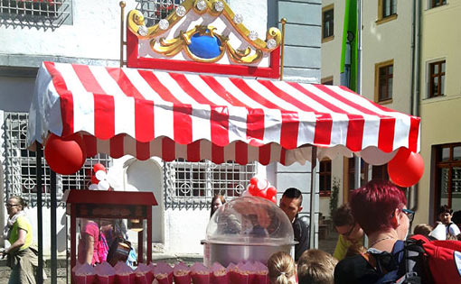 nostalgischer Marktstand